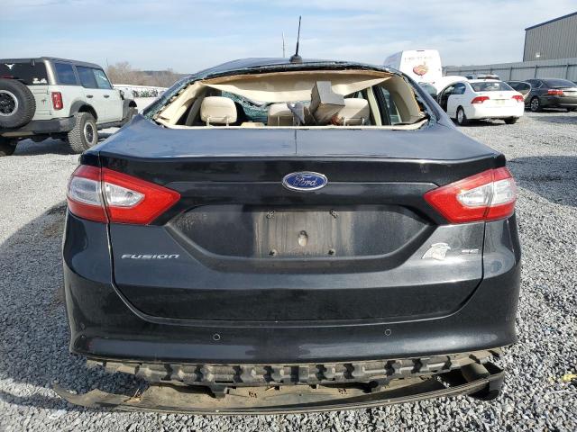 3FA6P0H73DR154432 - 2013 FORD FUSION SE BLACK photo 6