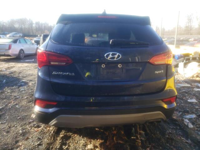 5XYZU3LB1JG535781 - 2018 HYUNDAI SANTA FE S BLUE photo 6