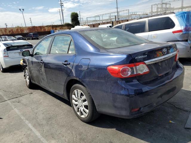 5YFBU4EE4DP131677 - 2013 TOYOTA COROLLA BASE Կապույտ լուսանկար 2