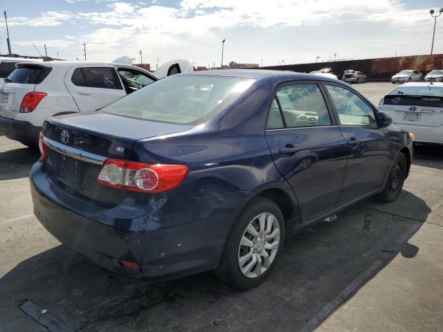 5YFBU4EE4DP131677 - 2013 TOYOTA COROLLA BASE Կապույտ լուսանկար 3