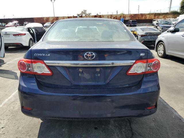 5YFBU4EE4DP131677 - 2013 TOYOTA COROLLA BASE Կապույտ լուսանկար 6