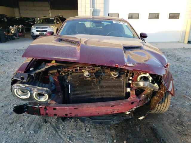 2C3CDZAG2JH111538 - 2018 DODGE CHALLENGER SXT MAROON photo 5