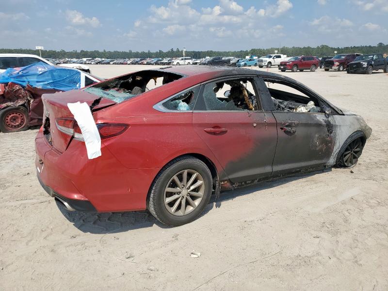 5NPE24AF1JH663222 - 2018 HYUNDAI SONATA SE RED photo 3