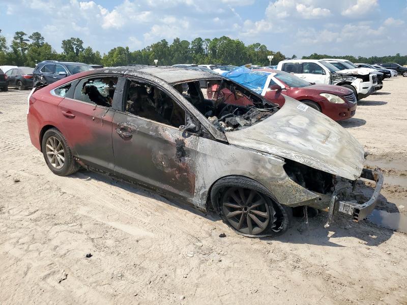 5NPE24AF1JH663222 - 2018 HYUNDAI SONATA SE RED photo 4