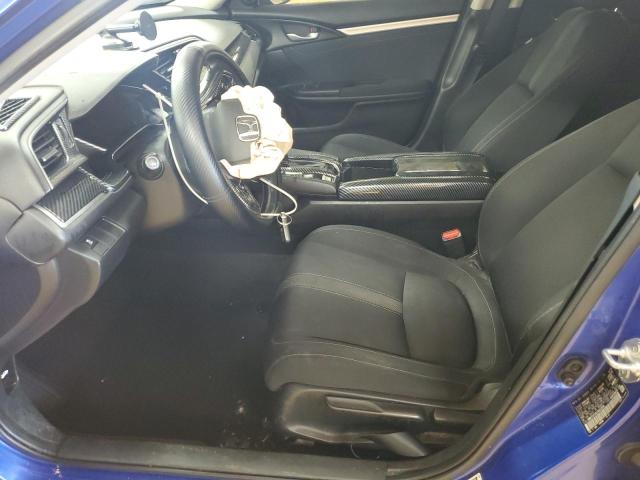 JHMFC1F30JX032656 - 2018 HONDA CIVIC EX BLUE photo 7