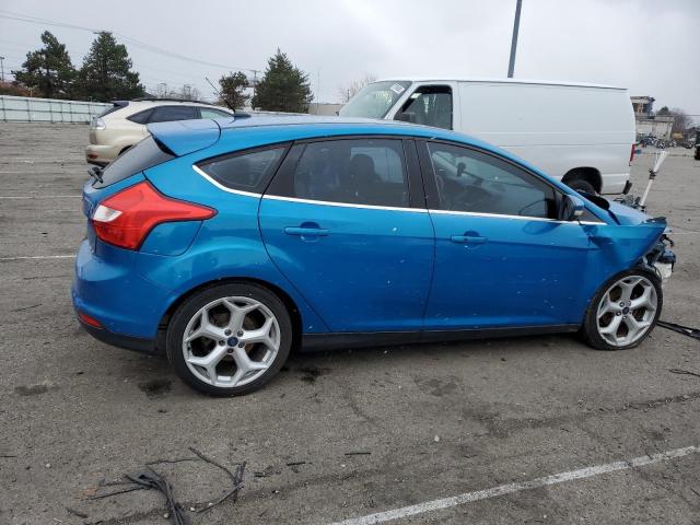 1FAHP3N20CL276603 - 2012 FORD FOCUS TITANIUM BLUE photo 3