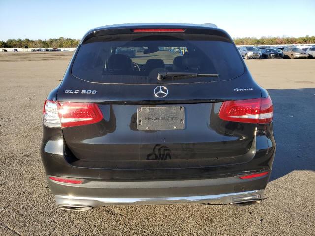 WDC0G4KB6JV016235 - 2018 MERCEDES-BENZ GLC 300 4MATIC BLACK photo 6