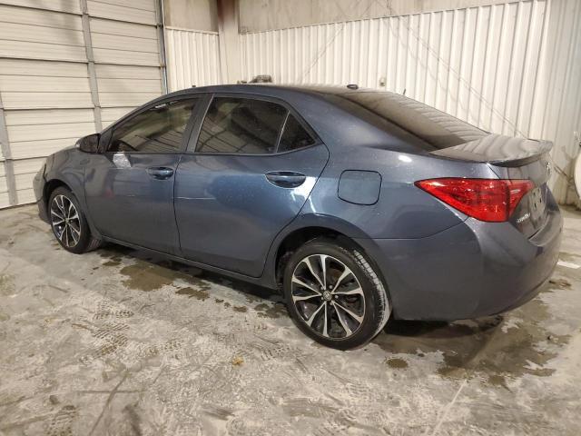 5YFBURHE8KP912529 - 2019 TOYOTA COROLLA L BLUE photo 2