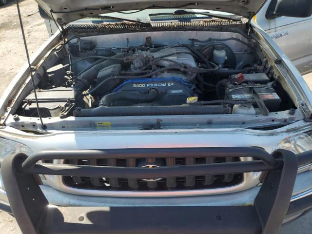 5TEHN72N42Z032569 - 2002 TOYOTA TACOMA DOUBLE CAB SILVER photo 11