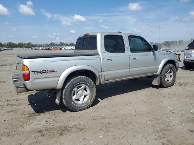 5TEHN72N42Z032569 - 2002 TOYOTA TACOMA DOUBLE CAB SILVER photo 3