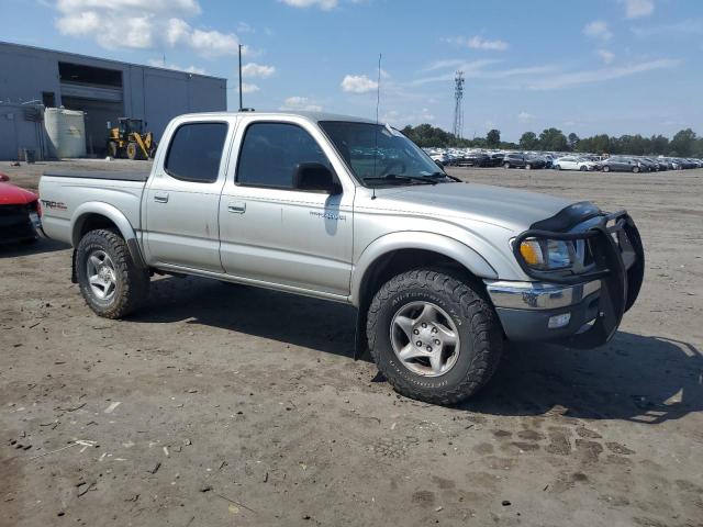 5TEHN72N42Z032569 - 2002 TOYOTA TACOMA DOUBLE CAB SILVER photo 4