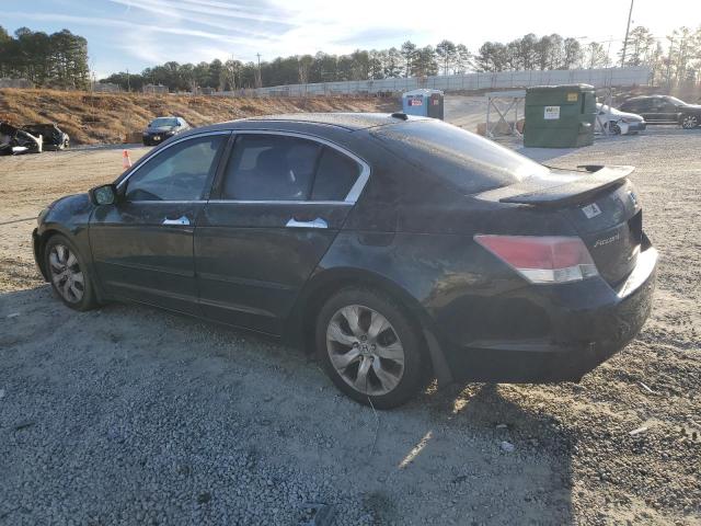 1HGCP36818A020580 - 2008 HONDA ACCORD EXL BLACK photo 2