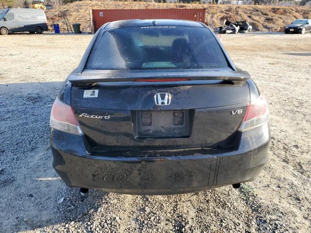 1HGCP36818A020580 - 2008 HONDA ACCORD EXL BLACK photo 6