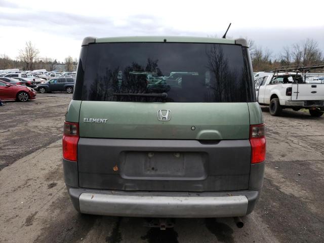 5J6YH28633L030915 - 2003 HONDA ELEMENT EX GREEN photo 6