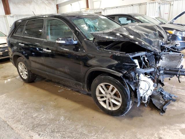 5XYKT3A66EG495200 - 2014 KIA SORENTO LX BLACK photo 4