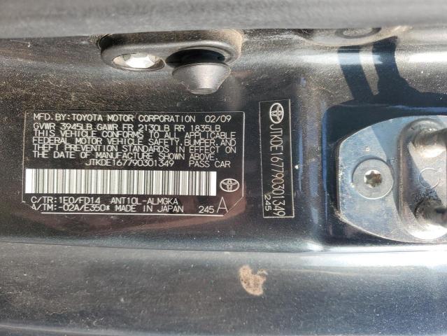 JTKDE167790301349 - 2009 TOYOTA SCION TC GRAY photo 12