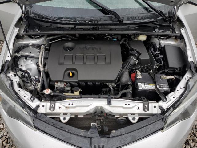 2T1BURHE2JC034420 - 2018 TOYOTA COROLLA L SILVER photo 11