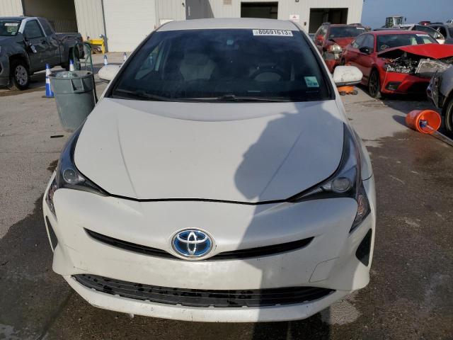 JTDKBRFU9G3018653 - 2016 TOYOTA PRIUS WHITE photo 5