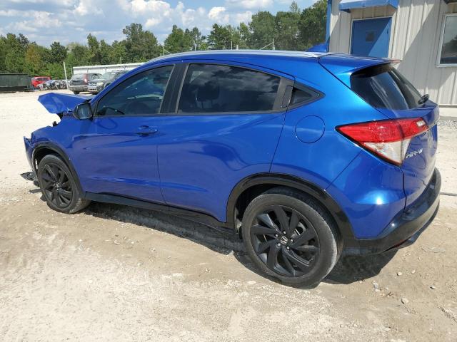 3CZRU5H14MM731422 - 2021 HONDA HR-V SPORT BLUE photo 2