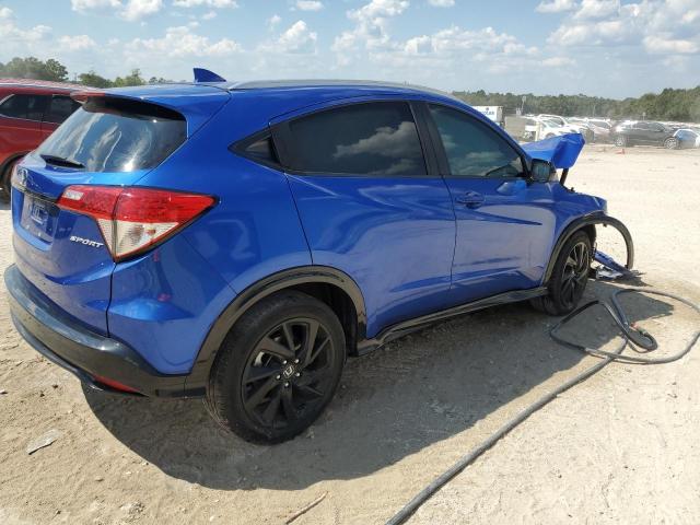 3CZRU5H14MM731422 - 2021 HONDA HR-V SPORT BLUE photo 3