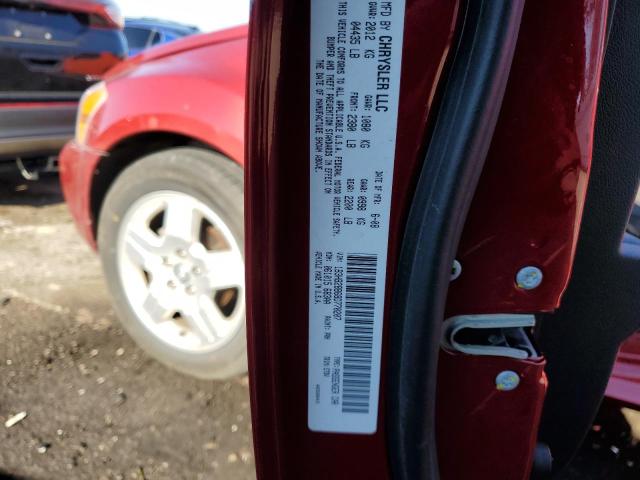 1B3HB28B68D770207 - 2008 DODGE CALIBER RED photo 12