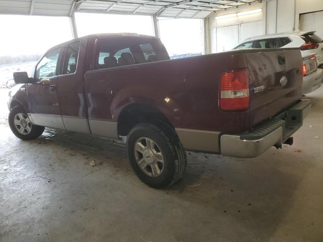 1FTRX12W64NA55975 - 2004 FORD F150 BURGUNDY photo 2