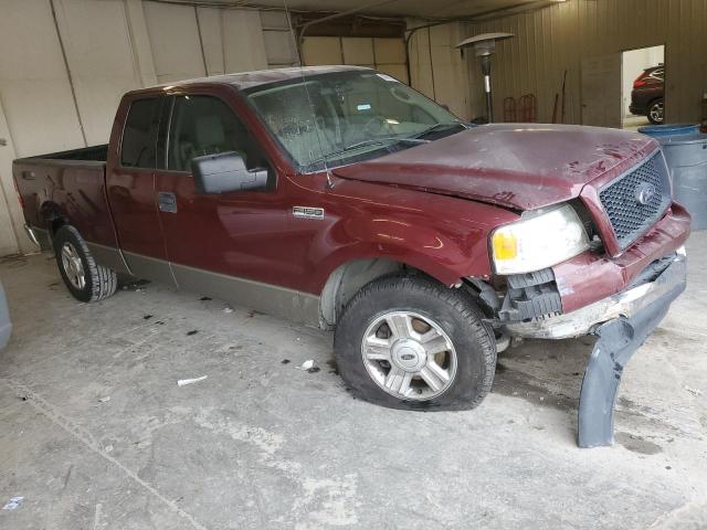 1FTRX12W64NA55975 - 2004 FORD F150 BURGUNDY photo 4