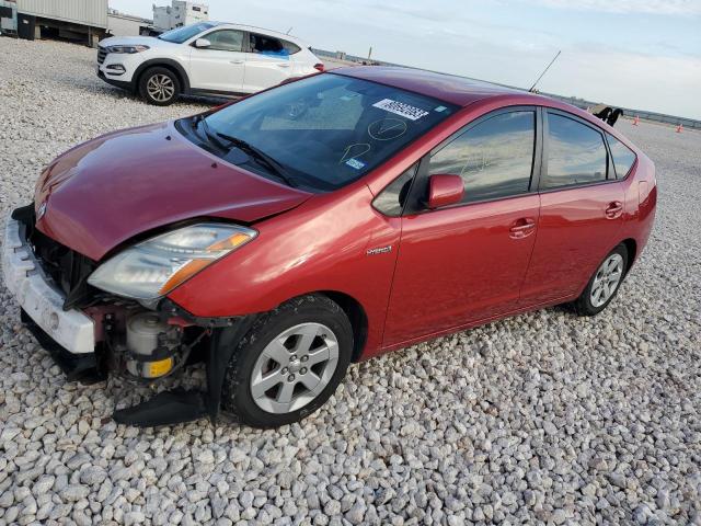 JTDKB20U383395528 - 2008 TOYOTA PRIUS RED photo 1