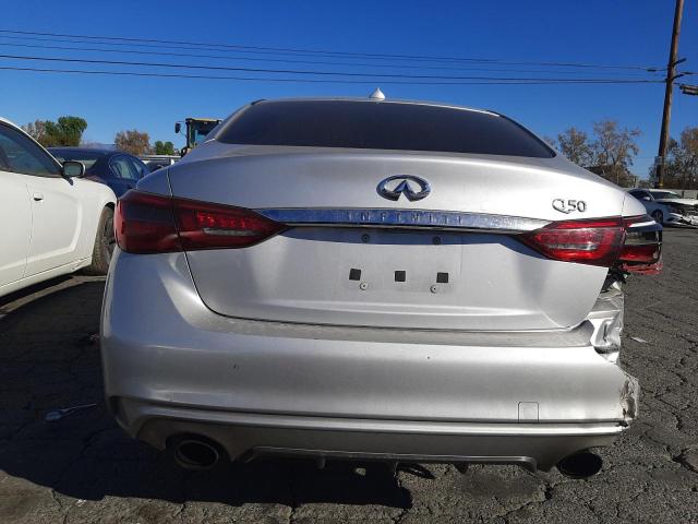 JN1EV7AP4JM356234 - 2018 INFINITI Q50 LUXE SILVER photo 6