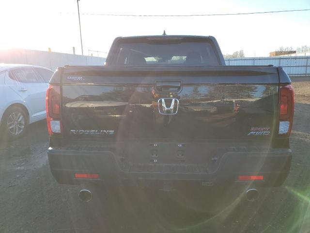 5FPYK3F13MB006078 - 2021 HONDA RIDGELINE SPORT BLACK photo 6