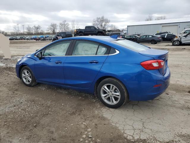 1G1BE5SM5H7130102 - 2017 CHEVROLET CRUZE LT BLUE photo 2