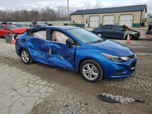 1G1BE5SM5H7130102 - 2017 CHEVROLET CRUZE LT BLUE photo 4