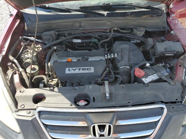 SHSRD78806U409911 - 2006 HONDA CR-V EX Темно-червоний фото 11