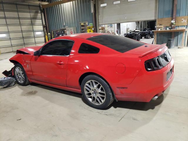 1ZVBP8AM7E5287641 - 2014 FORD MUSTANG RED photo 2