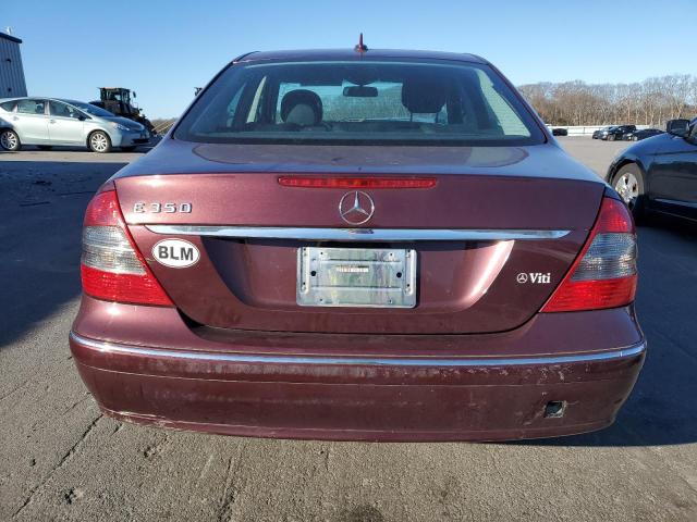 WDBUF56XX7B103831 - 2007 MERCEDES-BENZ E 350 BURGUNDY photo 6