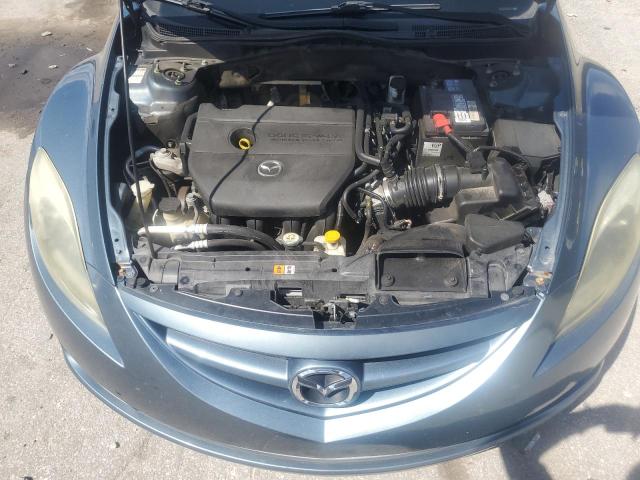 1YVHZ8DHXC5M10880 - 2012 MAZDA 6 I 蓝色 照片 11