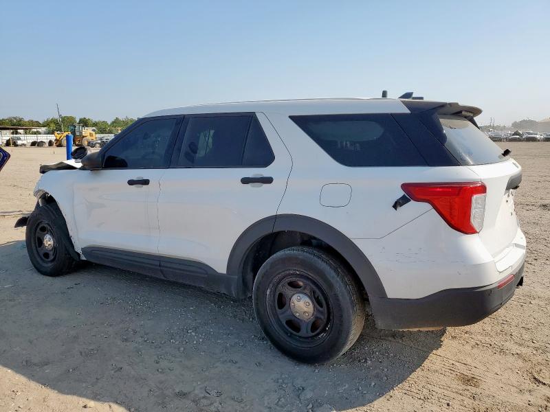 1FM5K8AB8PGB37778 - 2023 FORD EXPLORER POLICE INTERCEPTOR Blanco foto 2