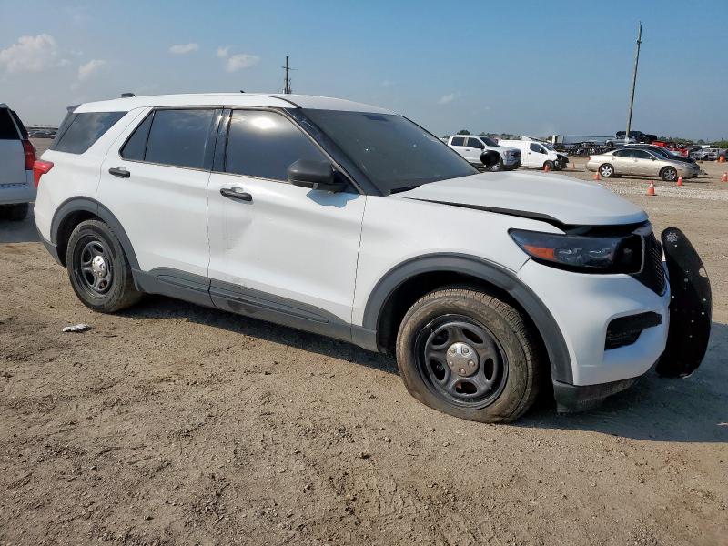 1FM5K8AB8PGB37778 - 2023 FORD EXPLORER POLICE INTERCEPTOR Blanco foto 4
