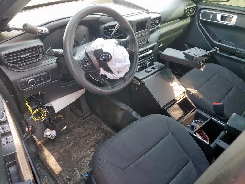 1FM5K8AB8PGB37778 - 2023 FORD EXPLORER POLICE INTERCEPTOR Blanco foto 8
