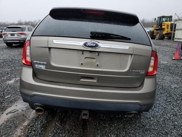 2FMDK4KC6DBA05875 - 2013 FORD EDGE LIMITED GRAY photo 6