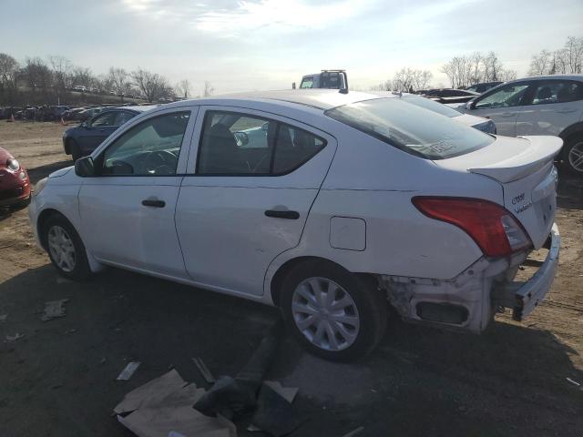 3N1CN7AP2EL832410 - 2014 NISSAN VERSA S WHITE photo 2