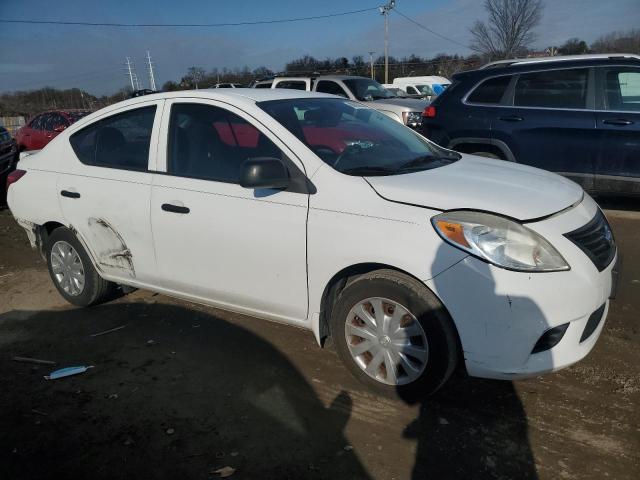 3N1CN7AP2EL832410 - 2014 NISSAN VERSA S WHITE photo 4