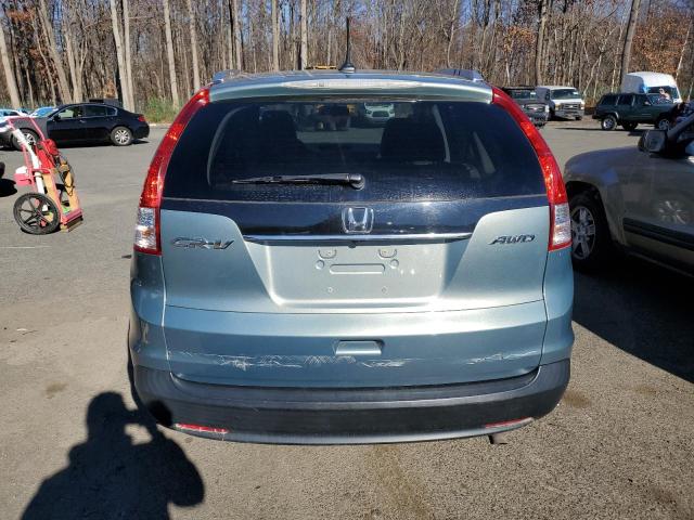 2HKRM4H79CH603914 - 2012 HONDA CR-V EXL TEAL photo 6