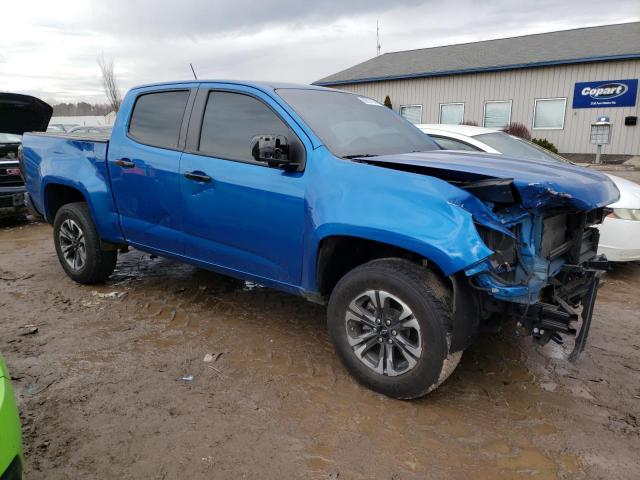 1GCGTDEN7N1200179 - 2022 CHEVROLET COLORADO Z71 BLUE photo 4