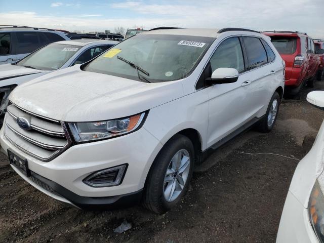 2FMPK4J95HBB04406 - 2017 FORD EDGE SEL WHITE photo 1