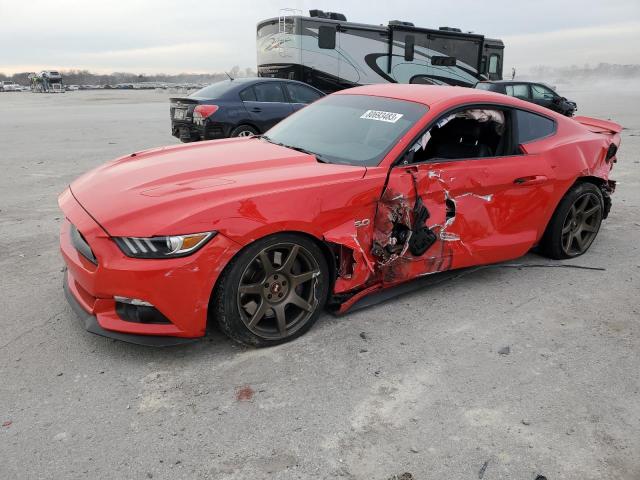 1FA6P8CF6F5361190 - 2015 FORD MUSTANG GT RED photo 1