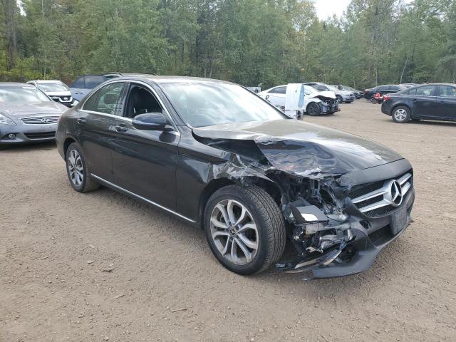 55SWF4KB1HU222279 - 2017 MERCEDES-BENZ C 300 4MATIC BLACK photo 4