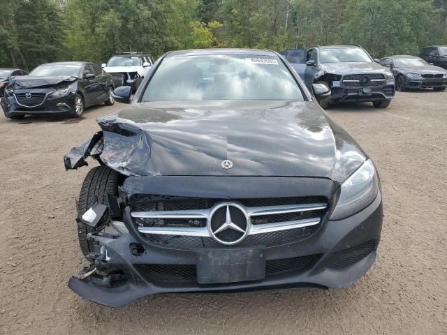 55SWF4KB1HU222279 - 2017 MERCEDES-BENZ C 300 4MATIC BLACK photo 5