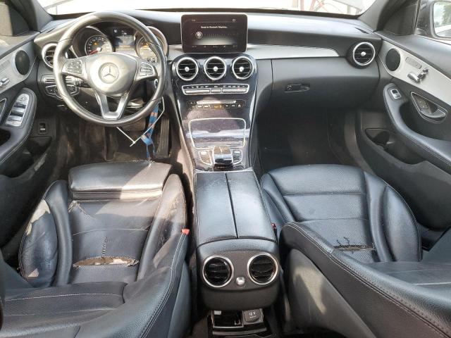 55SWF4KB1HU222279 - 2017 MERCEDES-BENZ C 300 4MATIC BLACK photo 8