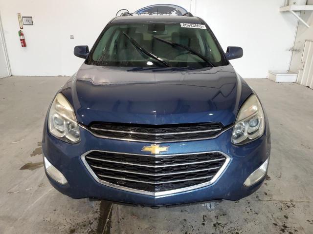 2GNALCEK3H6189888 - 2017 CHEVROLET EQUINOX LT BLUE photo 5